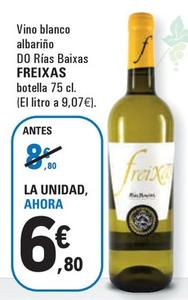 Oferta de Freixas - Vino Blanco Albariño Do Rías Baixas  por 6,8€ en E.Leclerc