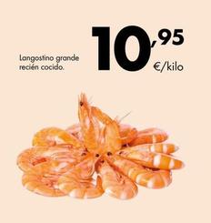 Oferta de Langostinos cocidos por 10,95€ en Supermercados Lupa