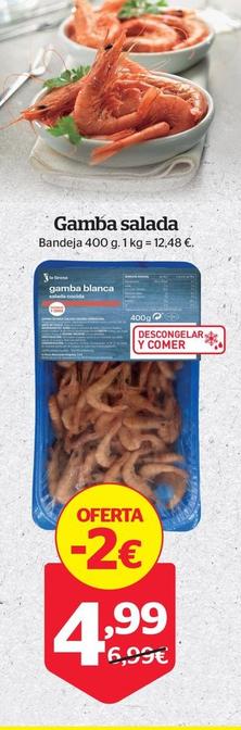 Oferta de Gamba Salada por 4,99€ en La Sirena