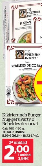 Oferta de Kikiricrunch Burger , Nug-Get Party O Rebeldes De Corral por 3,99€ en La Sirena