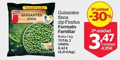 Oferta de Findus - Guisantes Fino por 4,95€ en La Sirena