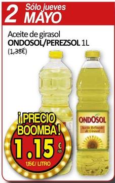 Oferta de Aceite de girasol por 1,15€ en SPAR