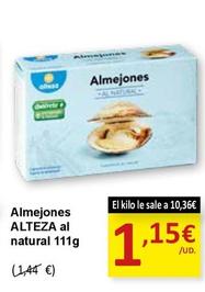 Oferta de Almejas por 1,15€ en SPAR