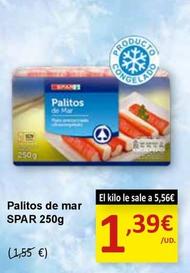 Oferta de Palitos de mar por 1,39€ en SPAR