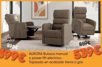 Oferta de Aurora Butaca Manual  por 399€ en Hipermueble
