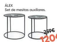 Oferta de Álex Set De Mesitas Auxiliares por 120€ en Hipermueble