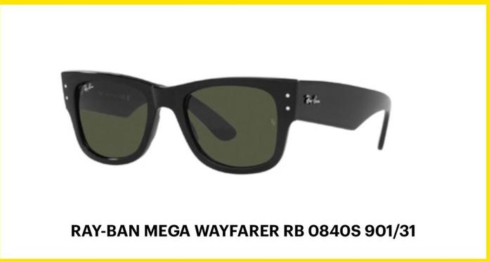 Oferta de Ray-ban - Mega Wayfarer RB 0840S 901/31 en Optica Universitaria