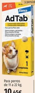 Oferta de Elanco - Adtab Comprimido Masticable Antiparasitario Para Perros  por 9,75€ en El Corte Inglés