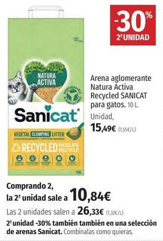 Oferta de Arena para gatos por 15,49€ en El Corte Inglés