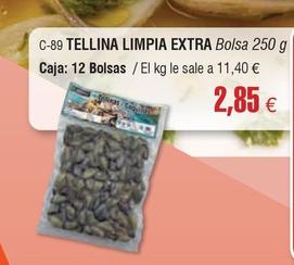 Oferta de Abordo - Tellina Limpia Extra por 2,85€ en Abordo
