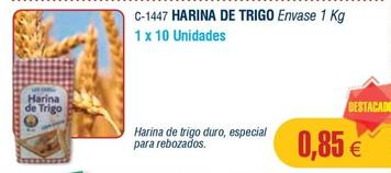 Oferta de Harina de trigo por 0,85€ en Abordo