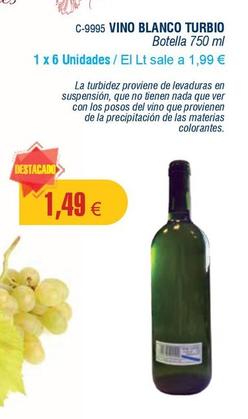 Oferta de Vino blanco por 1,49€ en Abordo
