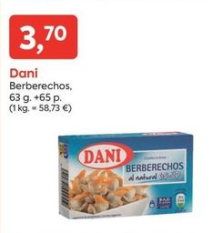 Oferta de Berberechos por 3,7€ en Suma Supermercados