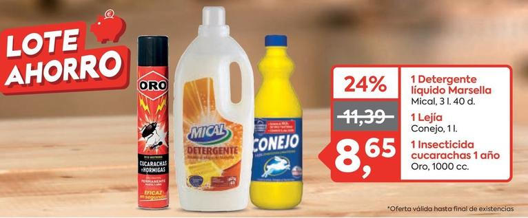 Oferta de Detergente líquido por 8,65€ en Suma Supermercados