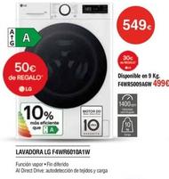 Oferta de LG - Lavadora F4WR5009A6W  por 549€ en Milar