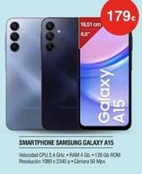 Oferta de Samsung - Smartphone Galaxy A15 por 179€ en Milar