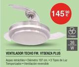 Oferta de Ventilador de techo por 145,9€ en Milar