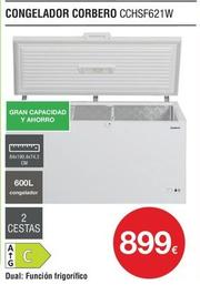 Oferta de Corberó - Congelador CCHSF621W  por 899€ en Milar