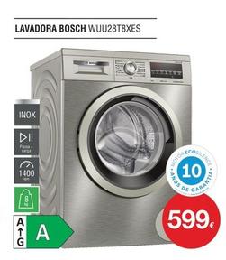 Oferta de Bosch - Lavadora WUU28T8XES por 599€ en Milar