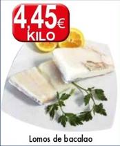 Oferta de Lomos de bacalao por 4,45€ en Congelados Copos