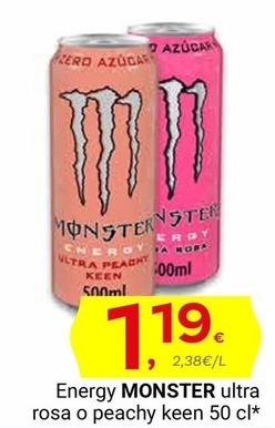 Oferta de Bebida energética por 1,19€ en Supermercados Dani