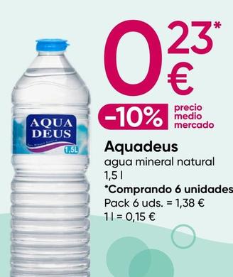 Oferta de Agua por 0,23€ en Pepco