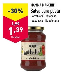 Oferta de Salsas por 1,39€ en ALDI