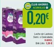 Oferta de Kaiku - Leche Sin Lactosa por 1,29€ en Masymas