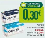 Oferta de Danone - Oikos Natural O Azucarado por 2,79€ en Masymas