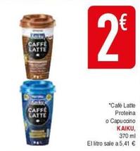Oferta de Kaiku - Cafe Latte Proteina O Capuccino por 2€ en Masymas