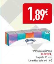 Oferta de Pañuelos de papel por 1,89€ en Masymas