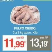 Oferta de Pulpo por 11,99€ en Masymas