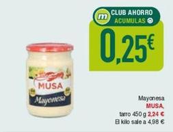 Oferta de Mayonesa por 0,25€ en Masymas