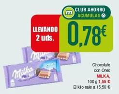Oferta de Chocolate por 0,78€ en Masymas