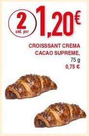 Oferta de Croissants por 1,2€ en Masymas