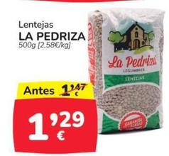 Oferta de Legumbres por 1,29€ en Supermercados Codi