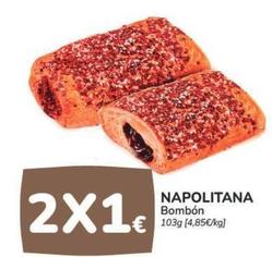Oferta de Napolitanas por 1€ en Supermercados Codi
