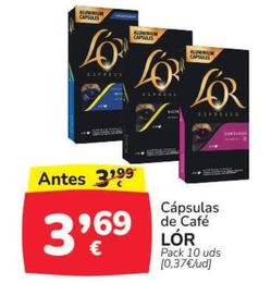 Oferta de Cápsulas de café por 3,69€ en Supermercados Codi