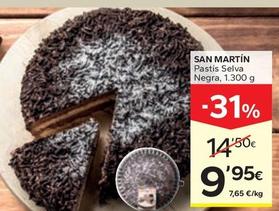 Oferta de Pastis Selva Negra por 9,95€ en Caprabo