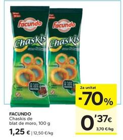 Oferta de Facundo - Chaskis De Blat De Moro por 1,25€ en Caprabo