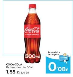 Oferta de Coca-cola - Refresco De Cola por 1,55€ en Caprabo