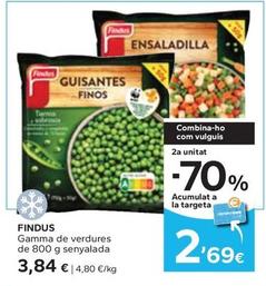 Oferta de Findus - Gamma De Verdures por 3,84€ en Caprabo