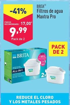 Oferta de Brita - Filtros De Agua Maxtra Pro por 9,99€ en ALDI