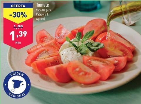 Oferta de Tomate por 1,39€ en ALDI