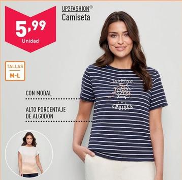 Oferta de Up2fashion - Camiseta por 5,99€ en ALDI