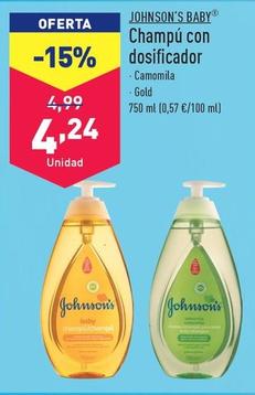 Oferta de Johnson's - Baby Champú Con Dosificador por 4,24€ en ALDI