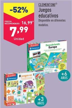 Oferta de Clementoni - Juegos Educativos por 7,99€ en ALDI