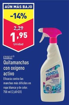 Oferta de Esselt - Quitamanchas Con Oxigeno por 1,95€ en ALDI