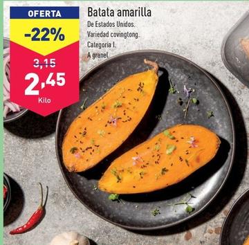 Oferta de Batata Amarilla por 2,45€ en ALDI