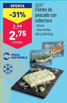 Oferta de Flete - Filetes De Pescado Con Cobertura por 2,75€ en ALDI